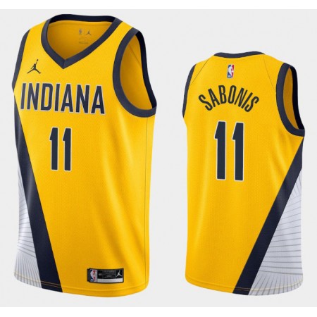 Maillot Basket Indiana Pacers Domantas Sabonis 11 2020-21 Jordan Brand Statement Edition Swingman - Homme